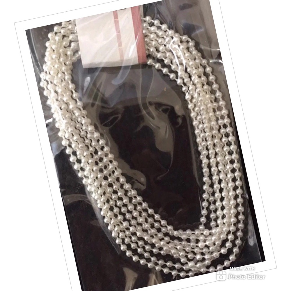 PEARL FUSED BEADED STRANDS CRAFT SEW